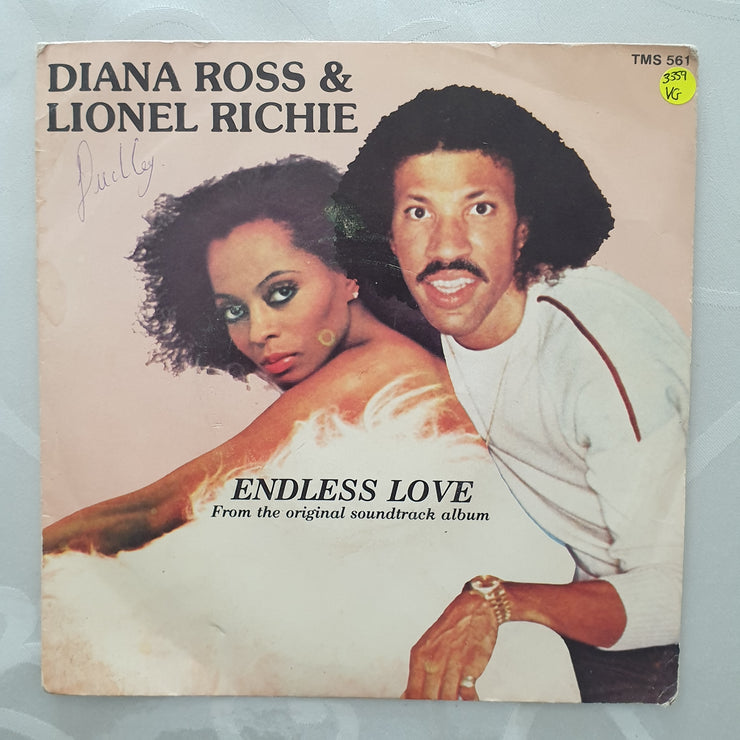 Diana Ross And Lionel Richie ‎– Endless Love - Vinyl 7" Record - Very-Good Quality (VG)