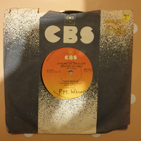 Third World ‎– Dancing On The Floor (Hooked On Love) - Vinyl 7" Record - Opened  - Very-Good Quality (VG)
