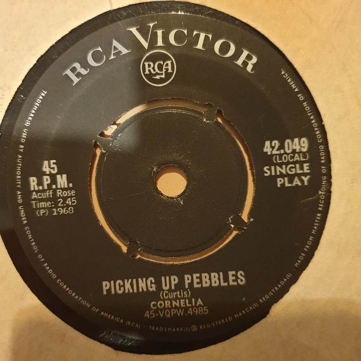 Cornelia - Men of Steel, Ships of Wood/Picking up Pebbles - Vinyl 7" Record - Good Quality (G)