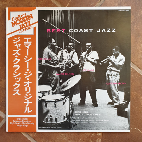 Best Coast Jazz - Max Roach, Herb Geller, Walter Benton, Joe Maini, Clifford Brown  (Japan Pressing-) ‎– Vinyl LP Record - Very-Good+ Quality (VG+)