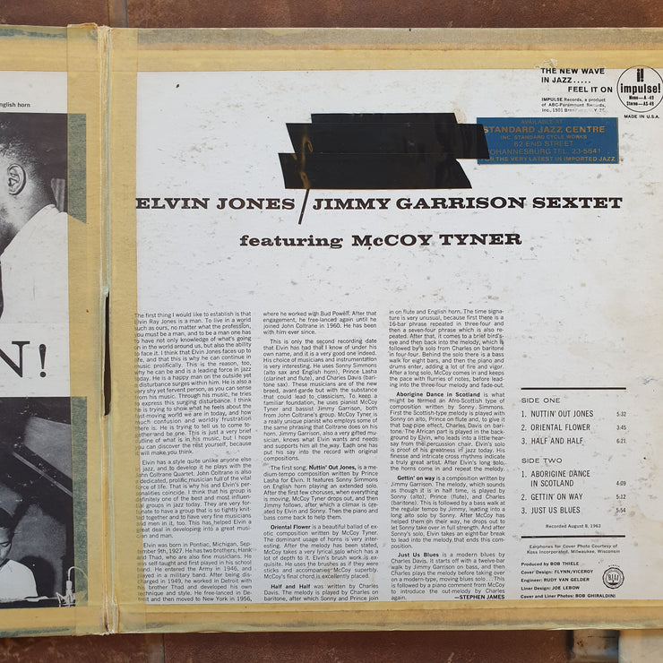 Illumination!  - Elvin Jones/Jimmy Garrison Sextet Featuring McCoy Tyner ‎– Vinyl LP Record - Opened  - Good Quality (G)