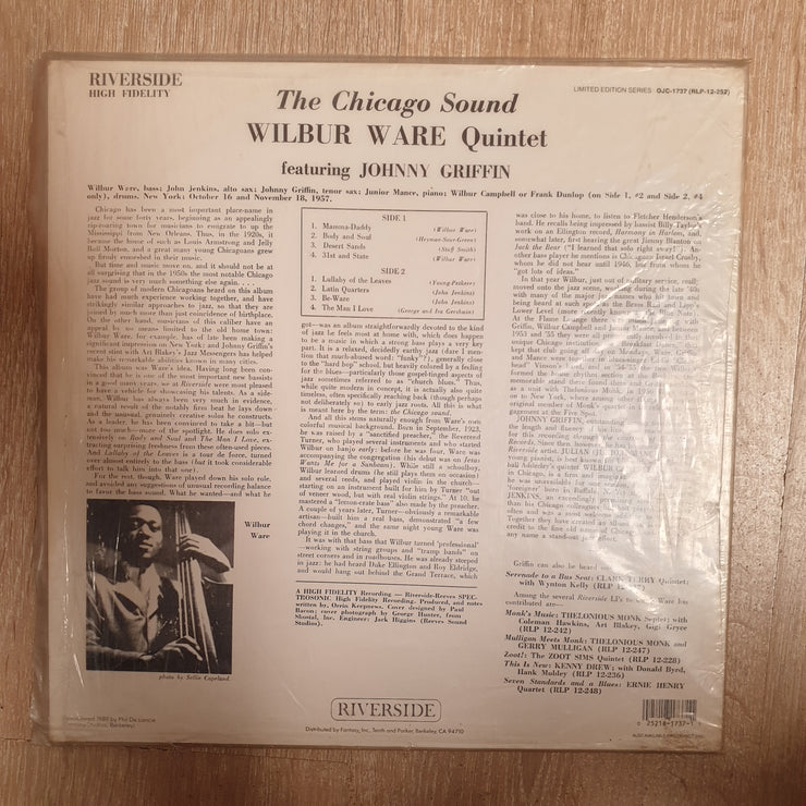 Wilbur Ware Quintet Featuring Johnny Griffin ‎– The Chicago Sound Limited Edition Audiophile  - Vinyl LP Record - Very-Good+ Quality (VG+)