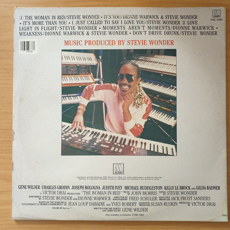 Stevie Wonder – The Woman In Red (From The Original Motion Picture Soundtrack) - Vinyl LP Record - Very-Good+ Quality (VG+) (verygoodplus)