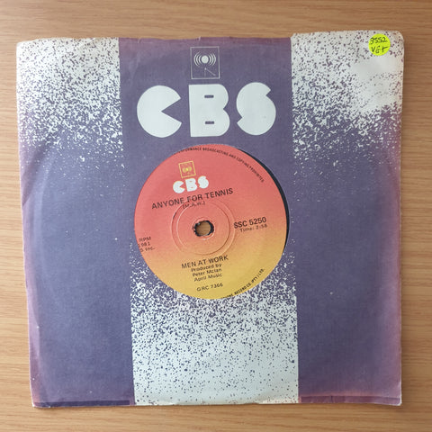 Men At Work  – Who Can It Be Now - Vinyl 7" Record - Very-Good+ Quality (VG+) (verygoodplus)