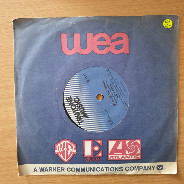 Ballyhoo – Man On The Moon - Vinyl 7" Record - Opened  - Very-Good- Quality (VG-) (verygoodminus)