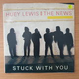 Huey Lewis And The News – Stuck With You - Vinyl 7" Record - Very-Good+ Quality (VG+) (verygoodplus)