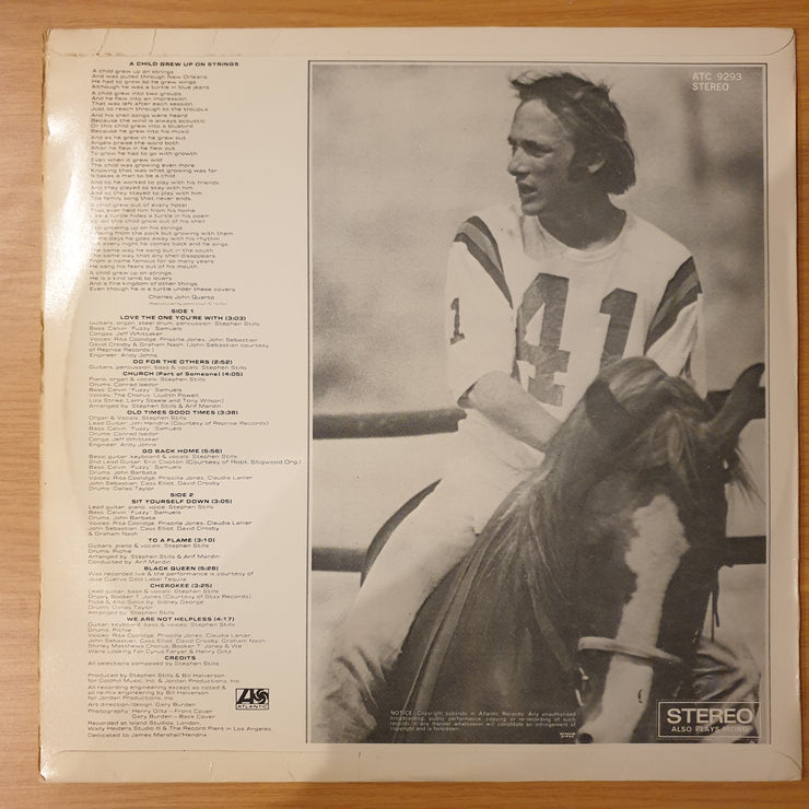 Stephen Stills – Stephen Stills - Vinyl LP Record  (VG+)