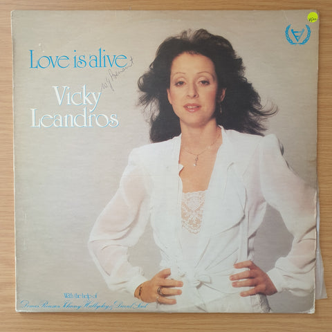 Vicky Leandros – Love Is Alive - Vinyl LP Record - Very-Good+ Quality (VG+) (verygoodplus)