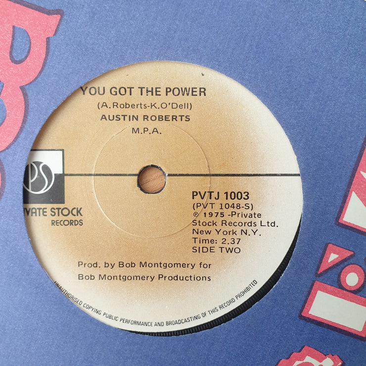 Austin Roberts – Rocky - Vinyl 7" Record - Very-Good+ Quality (VG+) (verygoodplus)