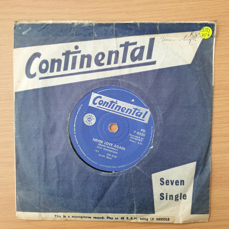Sue Thompson – Norman / Never Love Again - Vinyl 7" Record - Very-Good+ Quality (VG+) (verygoodplus)