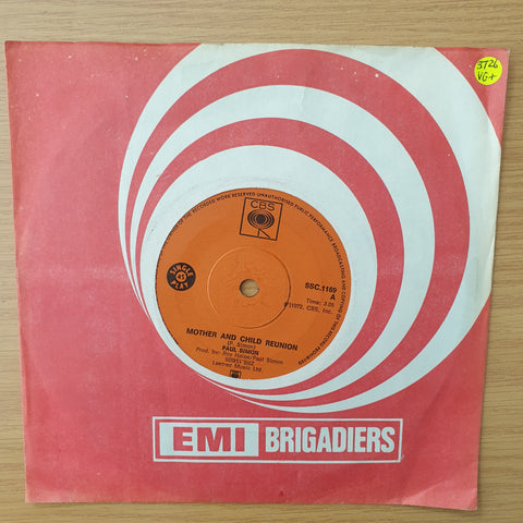 Paul Simon – Mother And Child Reunion - Vinyl 7" Record - Very-Good+ Quality (VG+) (verygoodplus)