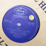 INXS – New Sensation - Vinyl 7" Record with Lyrics - Very-Good+ Quality (VG+) (verygoodplus)