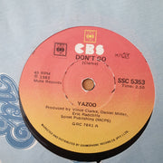 Yazoo – Don't Go - Vinyl 7" Record - Very-Good+ Quality (VG+) (verygoodplus)