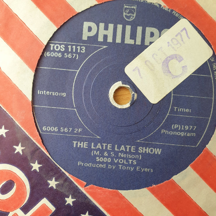 5000 Volts – Walkin' On A Love Cloud - Vinyl 7" Record - Very-Good+ Quality (VG+) (verygoodplus)