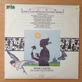 Brahms, Musica Sacra, Richard Westenburg – Songs And Romances For Chorus - Vinyl LP Record - Very-Good+ Quality (VG+) (verygoodplus)