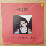 Queen – I Want To Break Free - Vinyl 7" Record - Very-Good+ Quality (VG+) (verygoodplus)