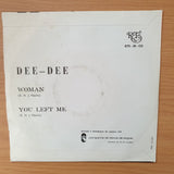 Dee Dee – You Left Me / Woman (Angola) - Vinyl 7" Record - Very-Good+ Quality (VG+) (verygoodplus)