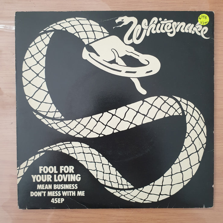 Whitesnake – Fool For Your Loving -  Vinyl 7" Record - Very-Good+ Quality (VG+) (verygoodplus)