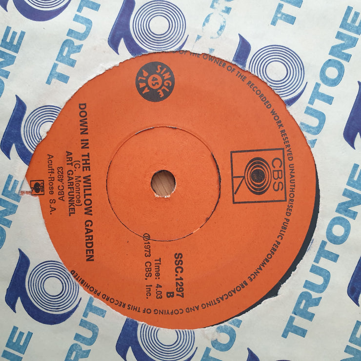Art Garfunkel – I Shall Sing / Down In The Willow Garden -  Vinyl 7" Record - Very-Good+ Quality (VG+) (verygoodplus)