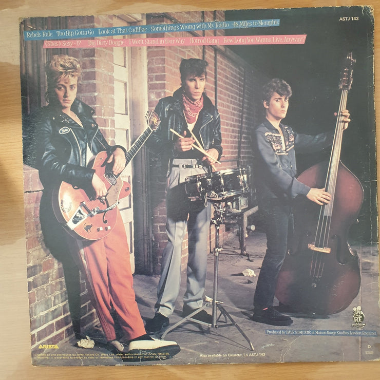 Stray Cats – Rant N' Rave With The Stray Cats - Vinyl LP Record - Very-Good+ Quality (VG+) (verygoodplus)