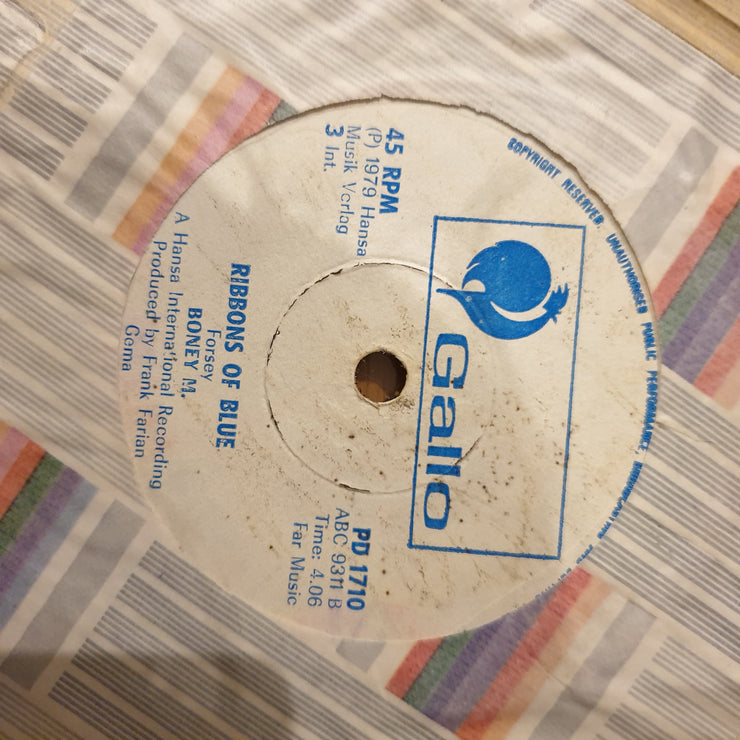 Boney M – Hooray Hooray It's A Holi-Holiday (Rhodesia) - Vinyl 7" Record - Very-Good+ Quality (VG+) (verygoodplus)