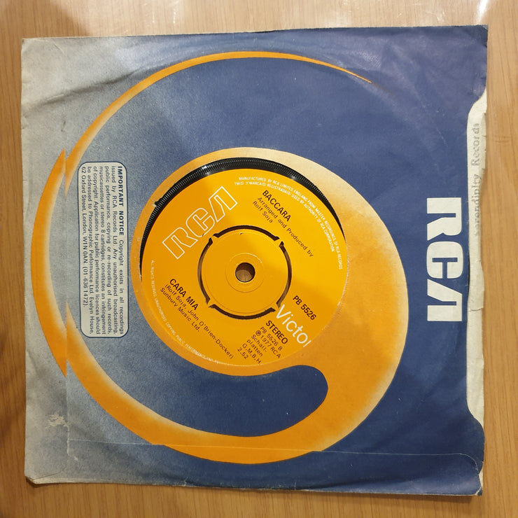Baccara – Yes Sir, I Can Boogie - Vinyl 7" Record - Very-Good+ Quality (VG+) (verygoodplus)