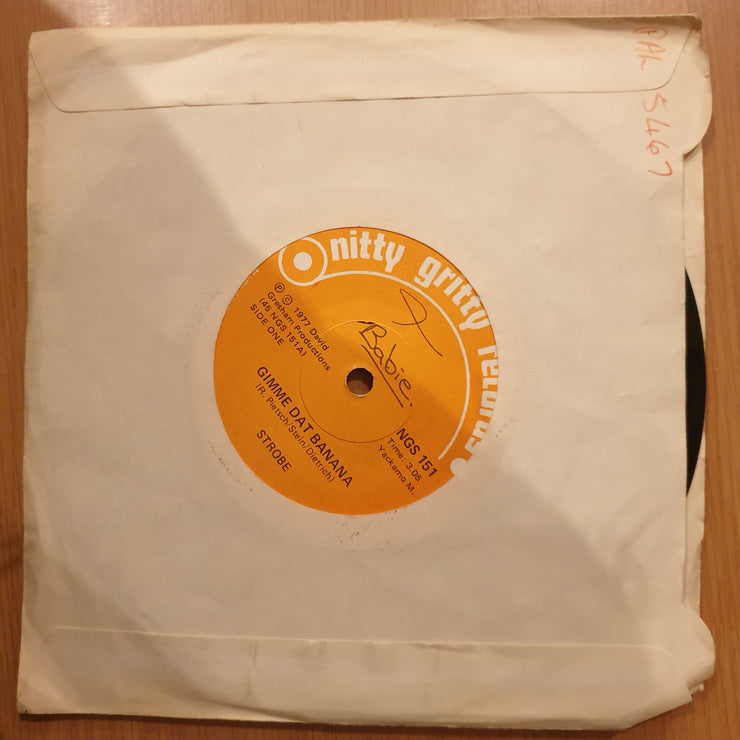 Strobe – Gimme Dat Banana / Funky Jungle -  Vinyl 7" Record - Very-Good+ Quality (VG+) (verygoodplus)