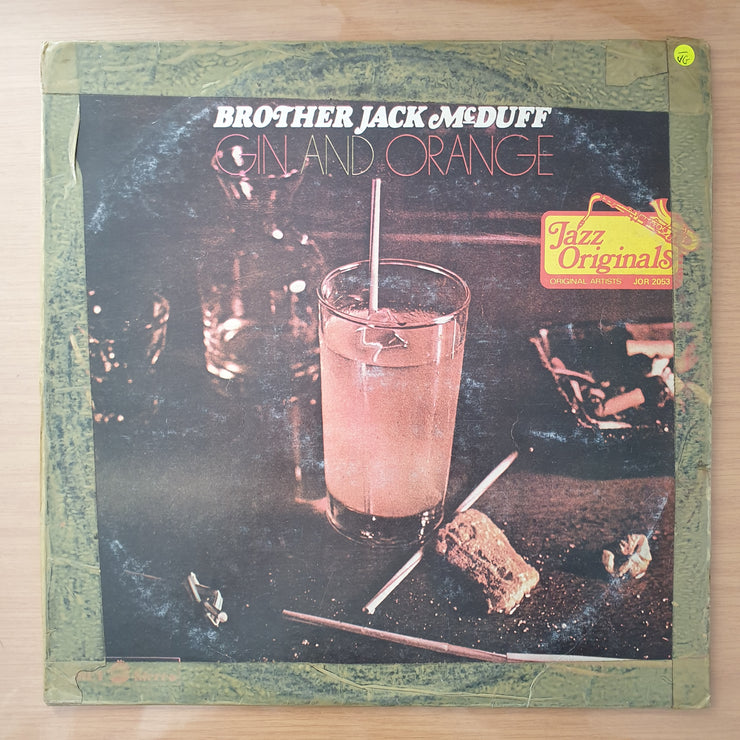 Brother Jack McDuff – Gin And Orange - Vinyl LP Record - Very-Good- Quality (VG-) (verygoodminus)