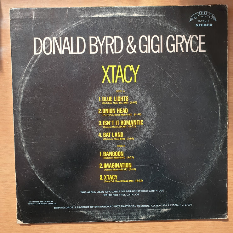 Gigi Gryce, Donald Byrd - Xtacy – Vinyl LP Record - Very-Good+ Quality (VG+) (verygoodplus)