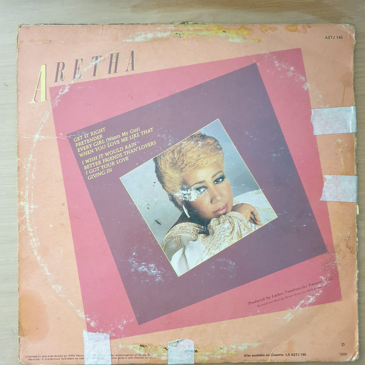Aretha - Get It Right- Vinyl LP Record - Good+ Quality (G+) (gplus)