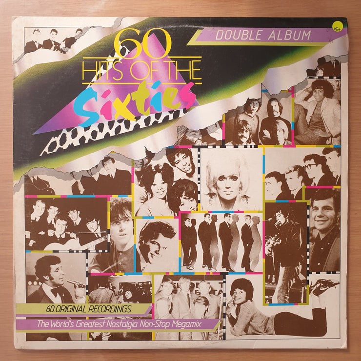 60 Hits Of The Sixties - Double Vinyl LP Record - Very-Good+ Quality (VG+) (verygoodplus)