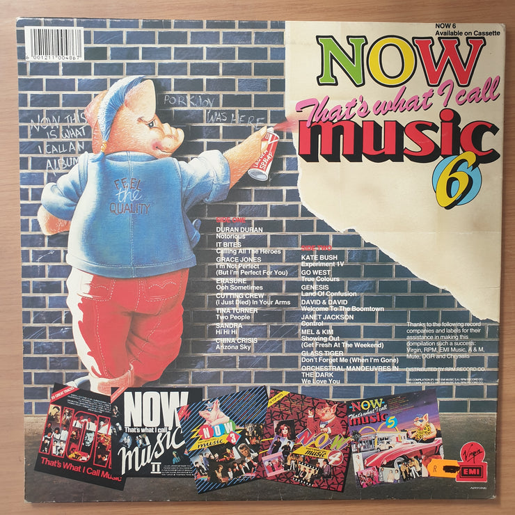Now That's What I Call Music 6 Transparent Pink - Vinyl LP Record  (VG+)