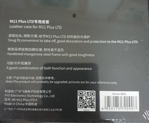 FiiO M11 Pro/Plus/Ltd Leather Case for M11 Music Player (In Stock) (C-Plan Specials)