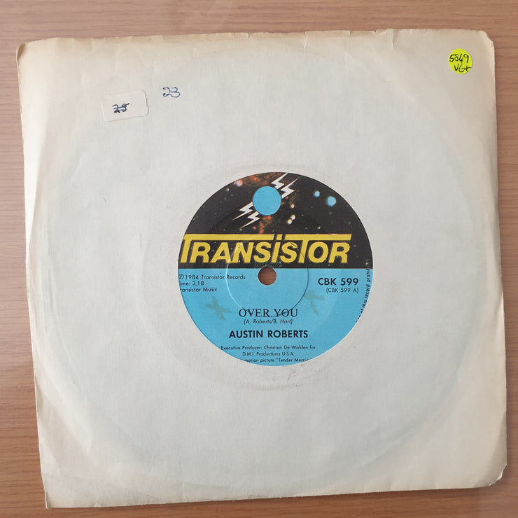 Austin Roberts – Over You - Vinyl 7" Record - Very-Good+ Quality (VG+)