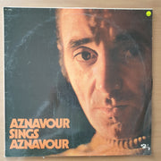 Charles Aznavour – Aznavour Sings Aznavour ‎– Vinyl LP Record - Very-Good+ Quality (VG+)