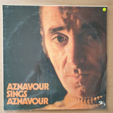 Charles Aznavour – Aznavour Sings Aznavour ‎– Vinyl LP Record - Very-Good+ Quality (VG+)