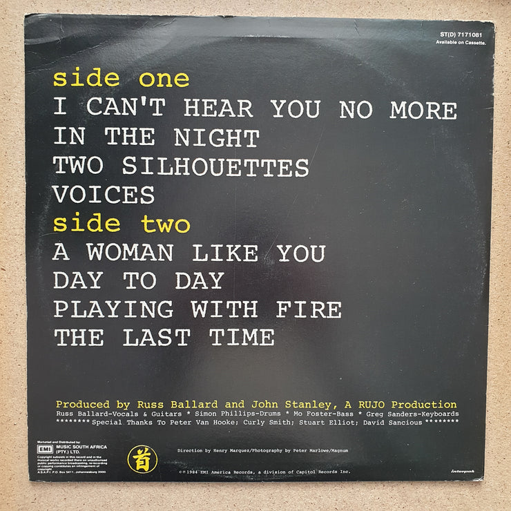 Russ Ballard ‎– Two Silhouettes - Vinyl LP Record - Very-Good+ Quality (VG+)
