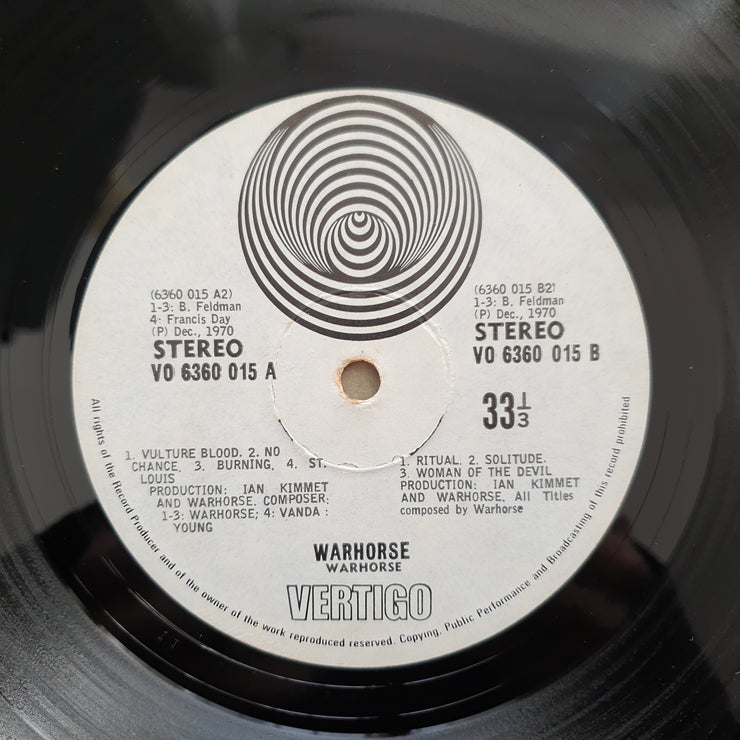 Warhorse – Warhorse - Vinyl LP Record - Very-Good+ Quality (VG+)