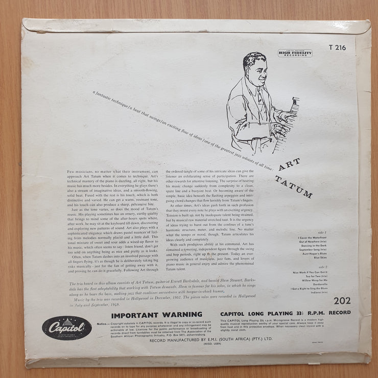Art Tatum – Art Tatum - Vinyl LP Record - Very-Good+ Quality (VG+)