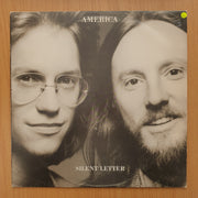 America  - Silent Letter - Vinyl LP Record - Opened  - Very-Good+ Quality (VG+) - C-Plan Audio
