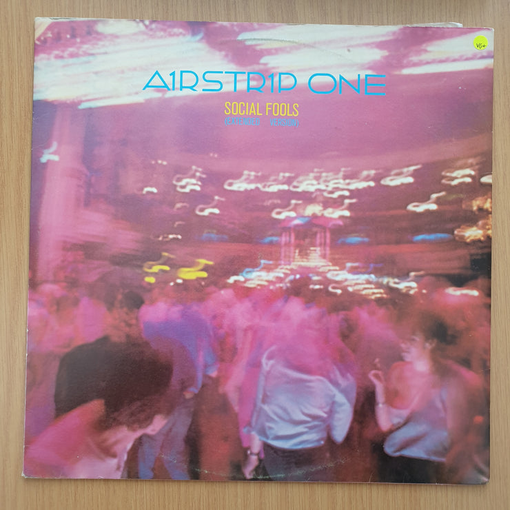 Airstrip One - Social Fools Extended Version - Vinyl LP Record - Very-Good+ Quality (VG+)