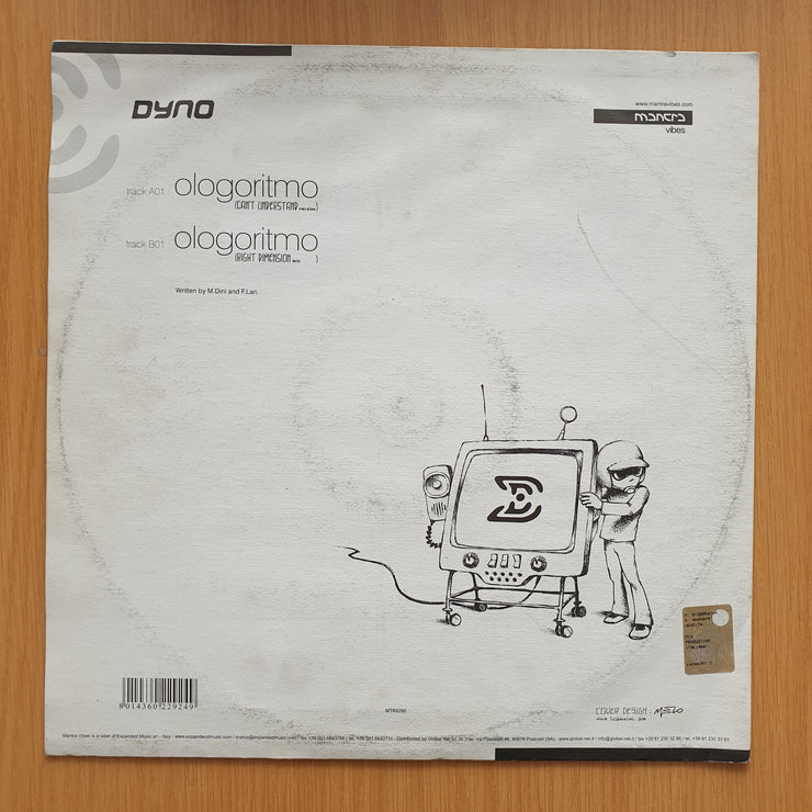 Dyno – Ologoritmo - Vinyl LP Record - Very-Good+ Quality (VG+)