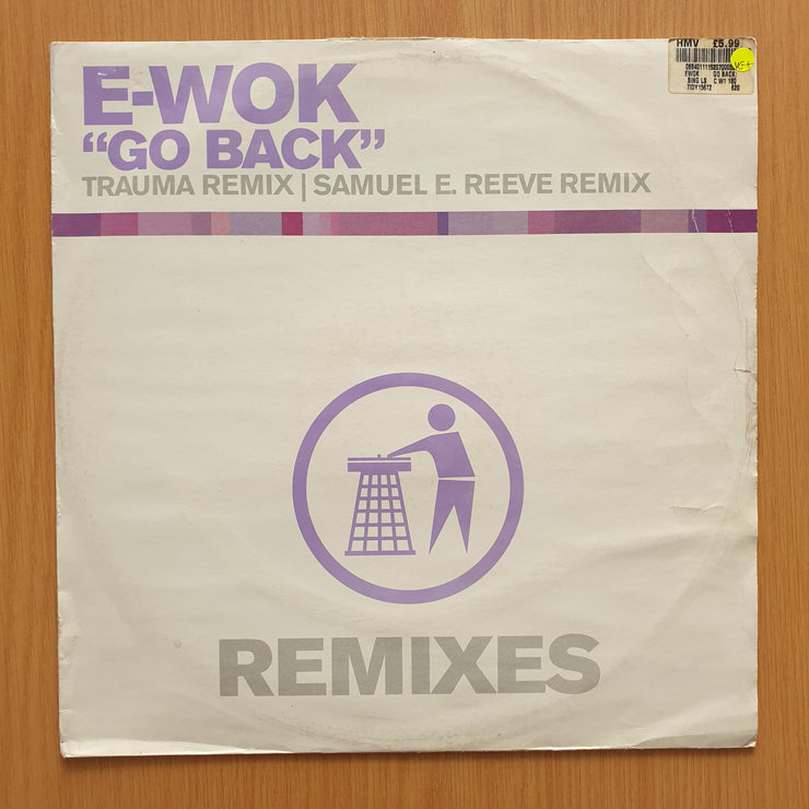 E-Wok – Go Back (Remixes) - Vinyl LP Record - Very-Good+ Quality (VG+)