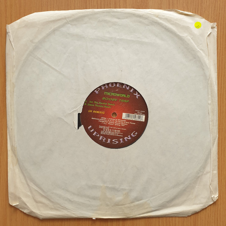 MicroWorld – Booby Trap (Remixes) -  Vinyl LP Record - Very Good Quality (VG) (verrygood)