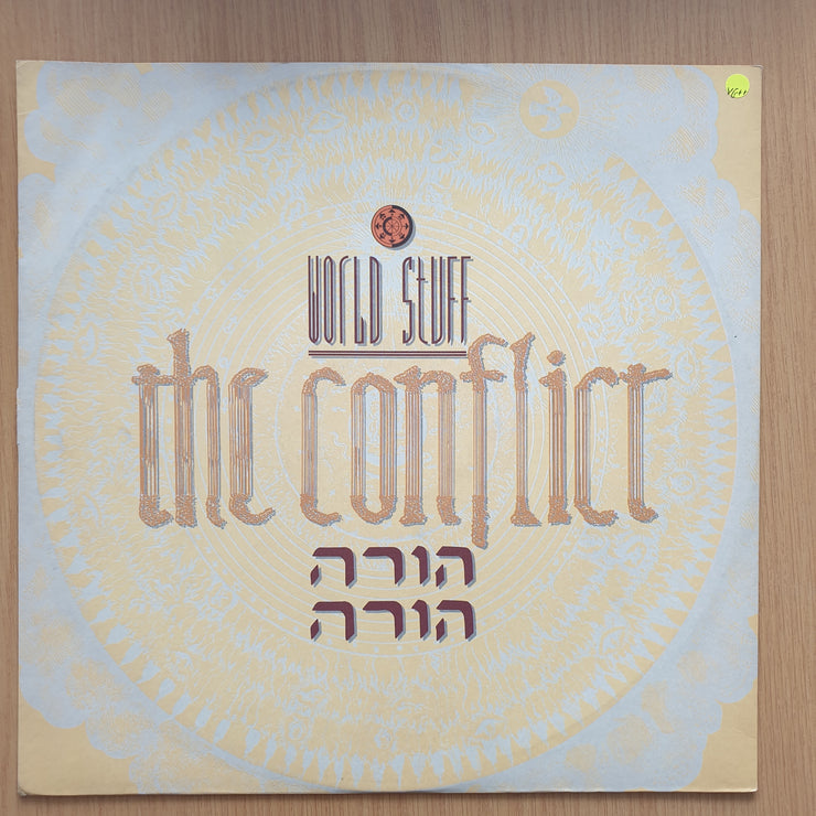 World Stuff Featuring A.A. Bargiran – The Conflict - Vinyl LP Record - Very-Good+ Quality (VG+)