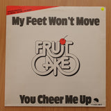 Fruitcake – My Feet Won't Move / You Cheer Me Up – Vinyl LP Record - Very-Good+ Quality (VG+) (verygoodplus)