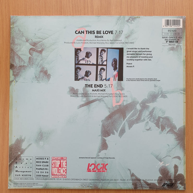 Moses P. – Can This Be Love – Vinyl LP Record - Very-Good+ Quality (VG+) (verygoodplus)