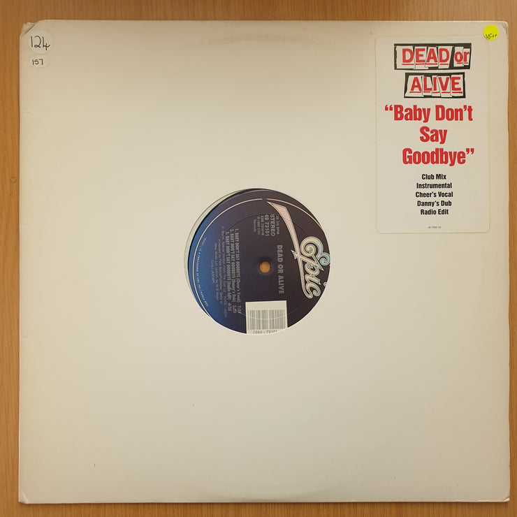Dead Or Alive ‎– Baby Don't Say Goodbye – Vinyl LP Record - Very-Good+ Quality (VG+) (verygoodplus)
