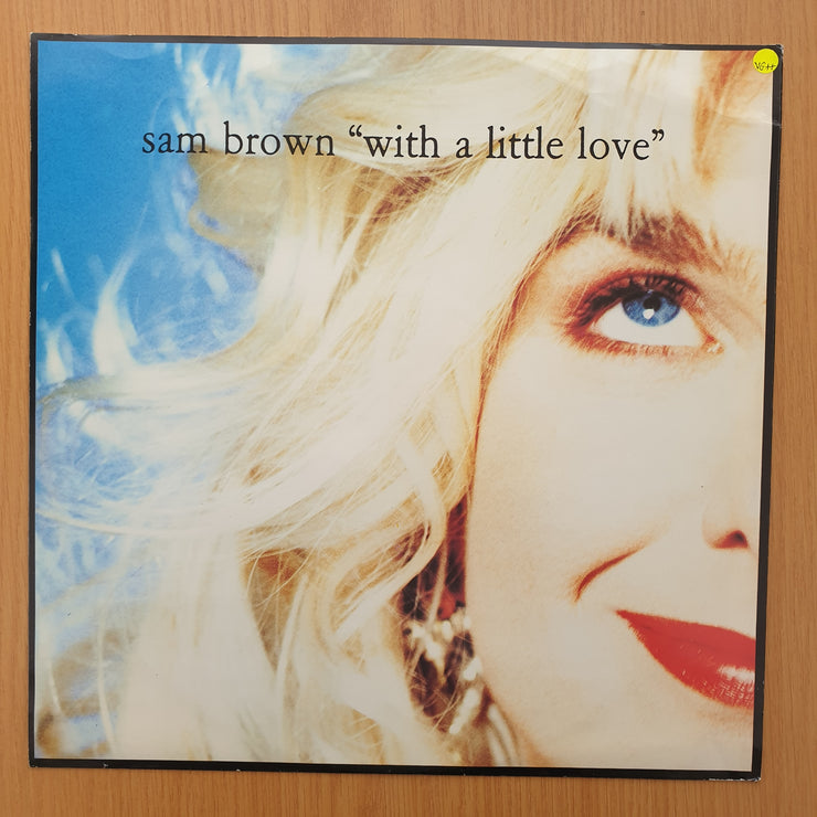 Sam Brown – With A Little Love – Vinyl LP Record - Very-Good+ Quality (VG+) (verygoodplus)