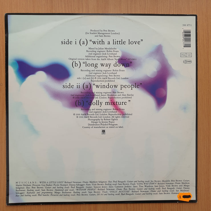 Sam Brown – With A Little Love – Vinyl LP Record - Very-Good+ Quality (VG+) (verygoodplus)